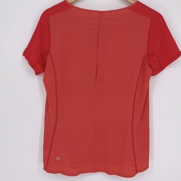 Lululemon Run: Fast Track Short Sleeve Top Love Red Size 12 - Picture 4 of 10